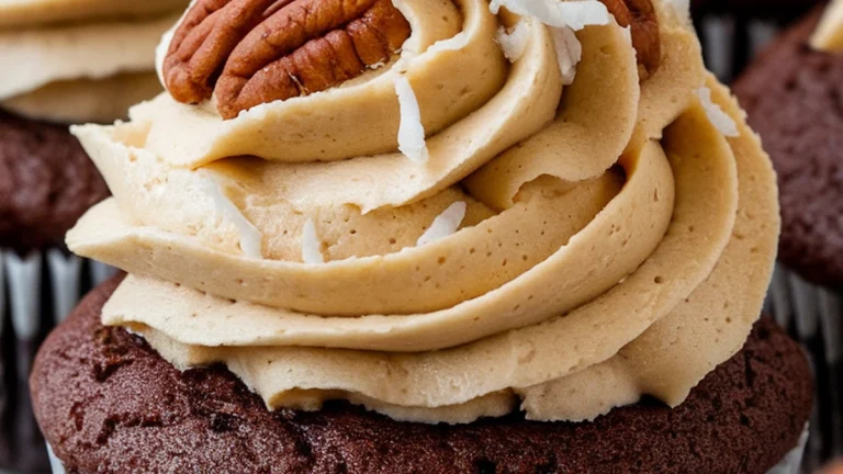 German Chocolate Cupcakes - Featured