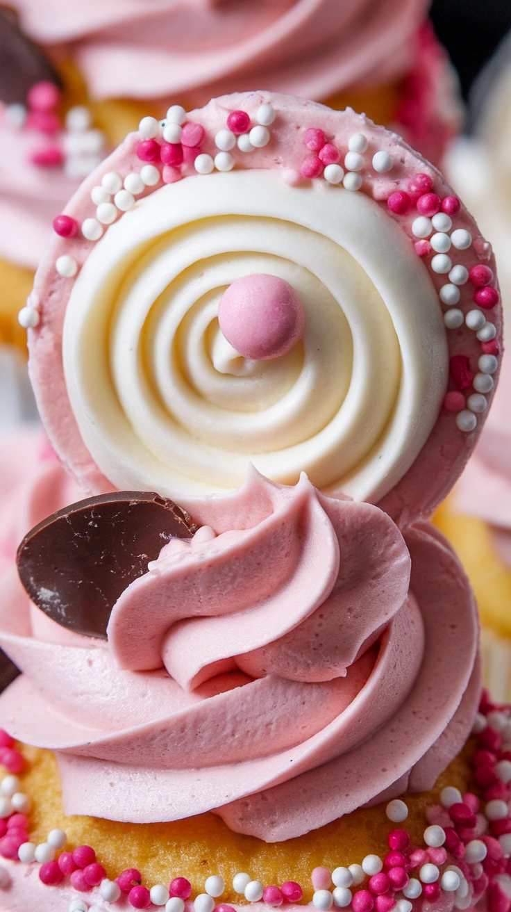 Chocolate Dipped Hi-Hat Cupcakes