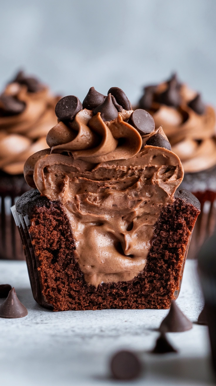 Cream-Filled Copycat Hostess Cupcakes