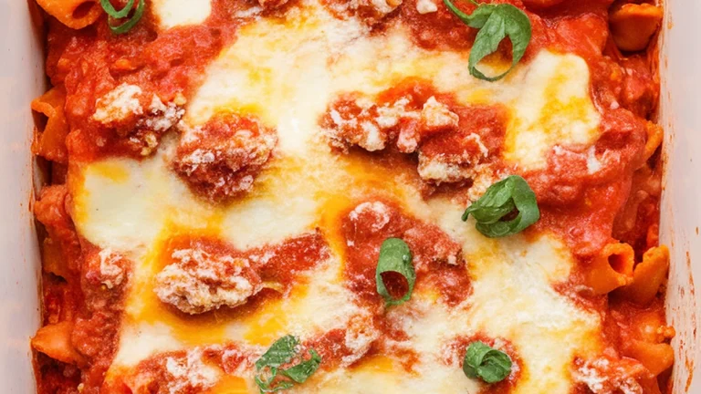 Homemade Lasagna Hamburger Helper - Featured