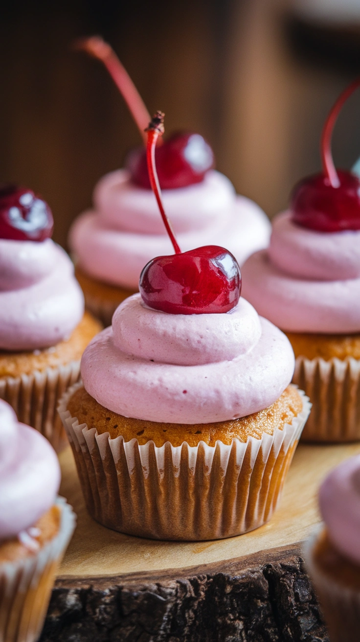 Jam-Filled Vanilla Cupcakes