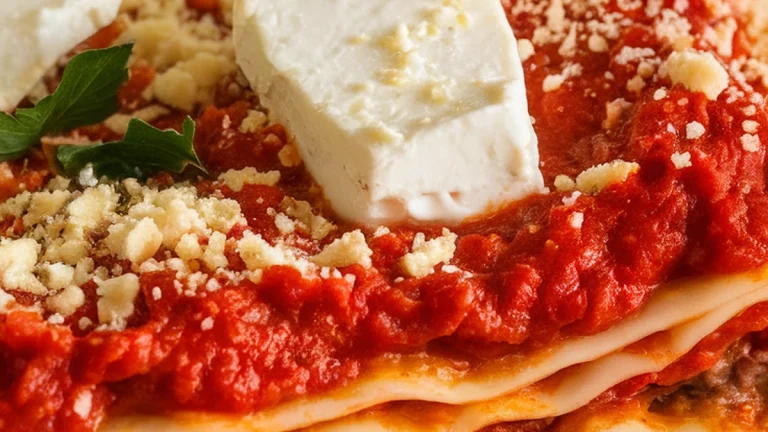 Lasagna Recipe (Cottage Cheese version) - Featured