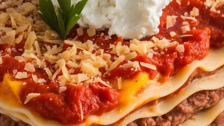 Lasagna Recipe (Cottage Cheese version) - Featured