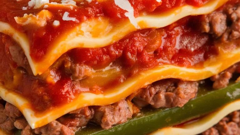 Meat Lasagna Recipe - Featured