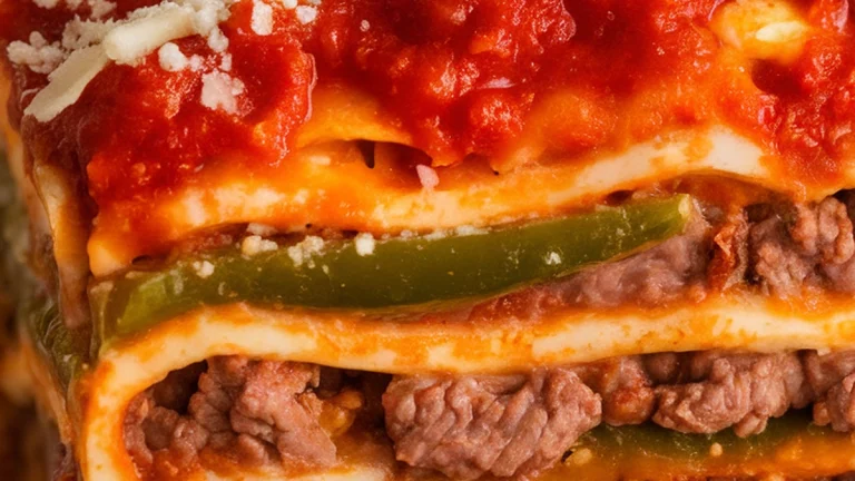 Meat Lasagna Recipe - Featured