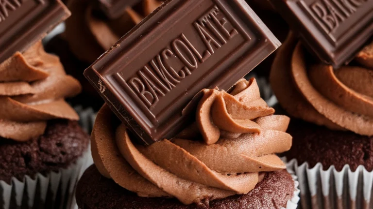 Mini Brownie Cupcakes - Featured