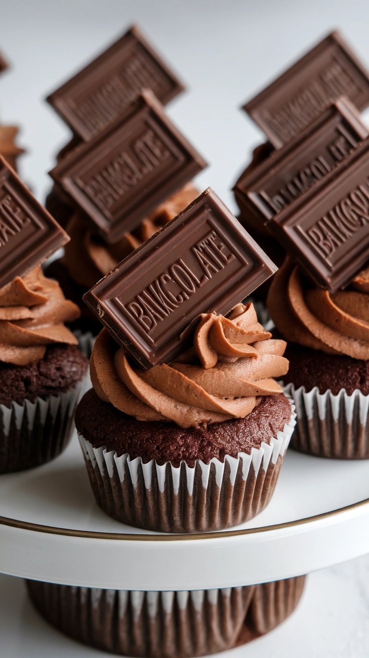 Mini Fudge Brownie Cupcakes
