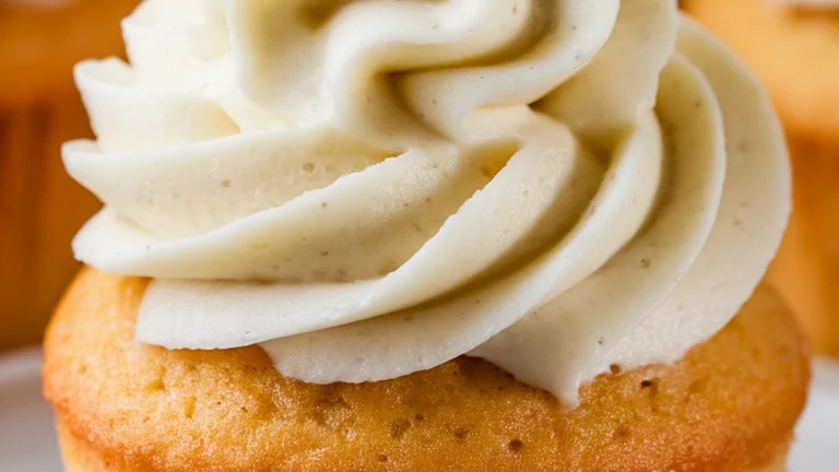 Mini Vanilla Cupcake Recipe - Featured