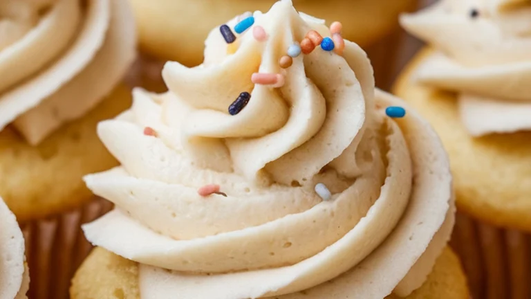 Mini Vanilla Cupcakes - Featured