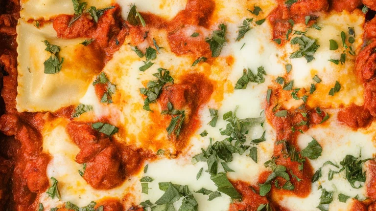 Ravioli Lasagna Casserole - Featured