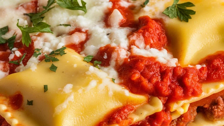 Ravioli Lasagna Casserole - Featured