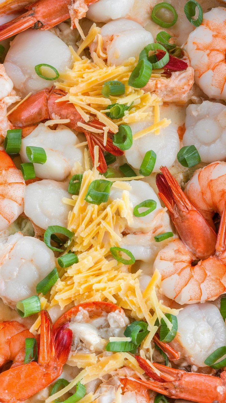 Creamy White Sauce Seafood Lasagna