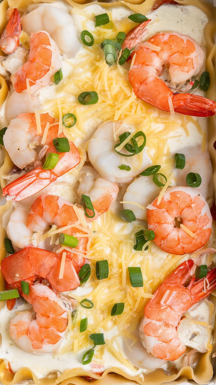 Creamy Seafood Lasagna