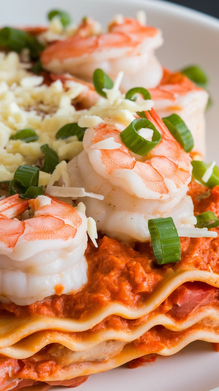 Creamy Seafood Lasagna
