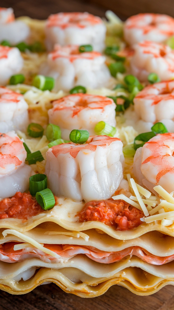 Creamy Seafood Lasagna