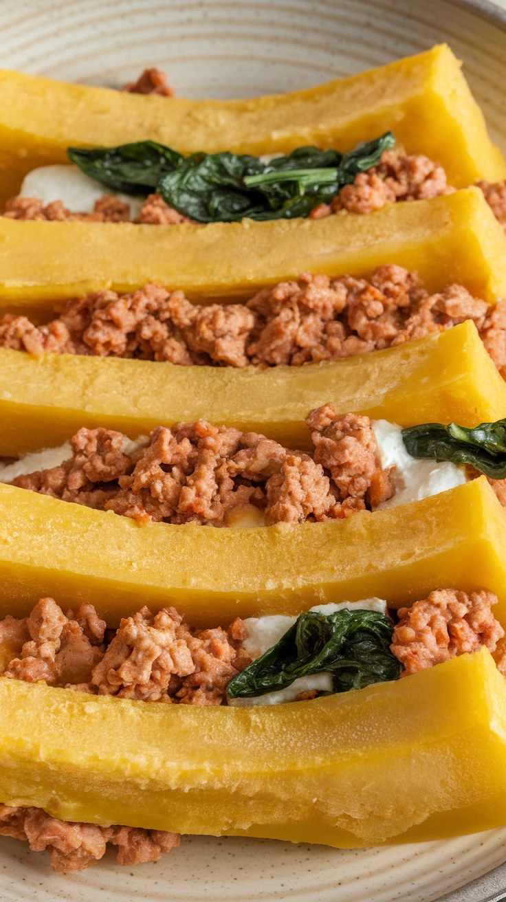 Low-Carb Spaghetti Squash Lasagna