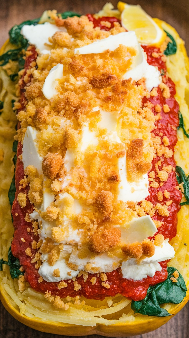 Baked Spaghetti Squash Lasagna