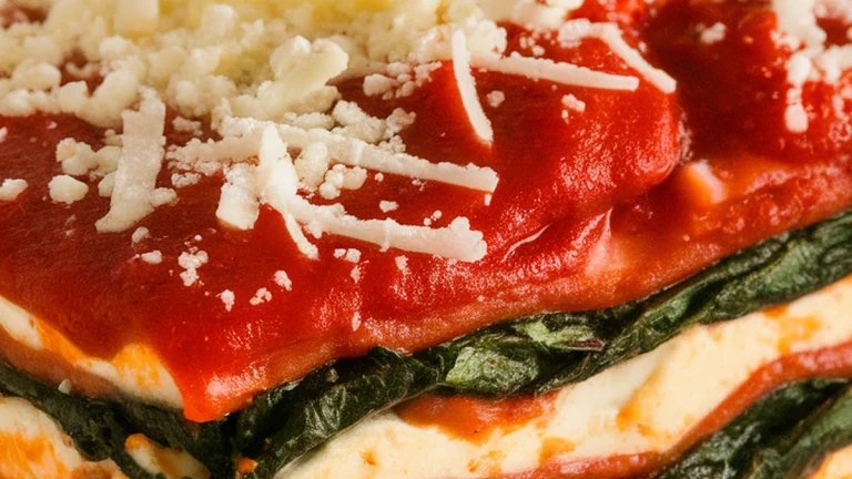 Spinach Lasagna - Featured