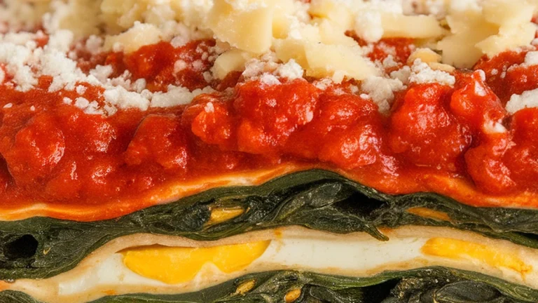 Spinach Lasagna - Featured