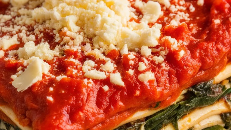 Spinach Lasagna - Featured