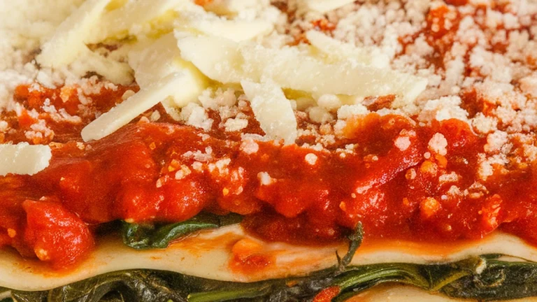 Spinach Lasagna - Featured