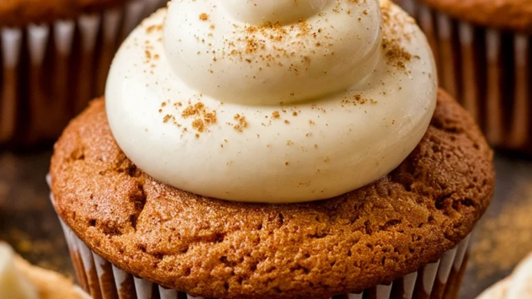 Sticky Gingerbread Cupcakes - Featured