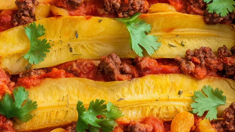 Sweet Plantain Lasagna - Featured