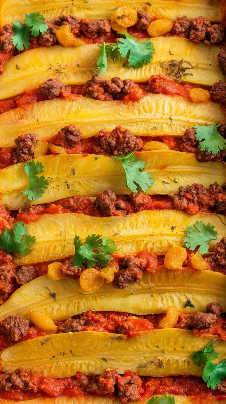 Sweet Plantain Lasagna Casserole
