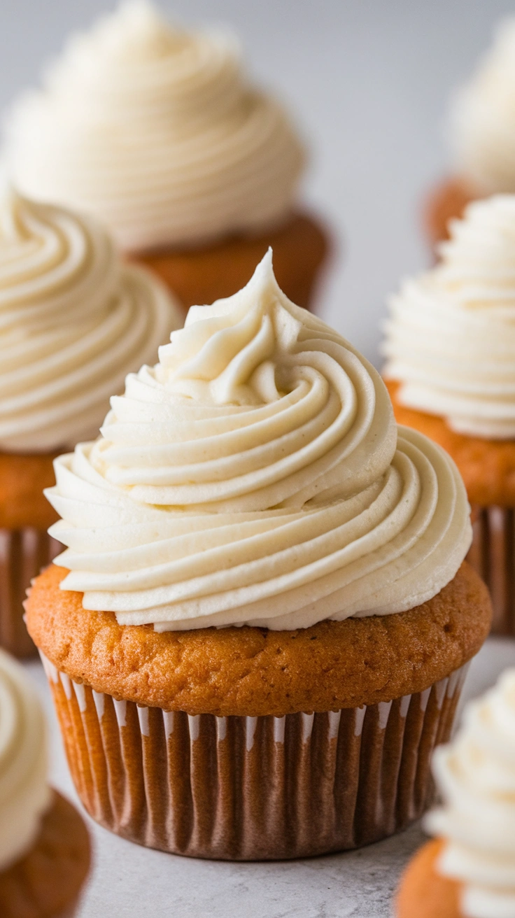Tres Leches Cupcakes with Whipped Topping