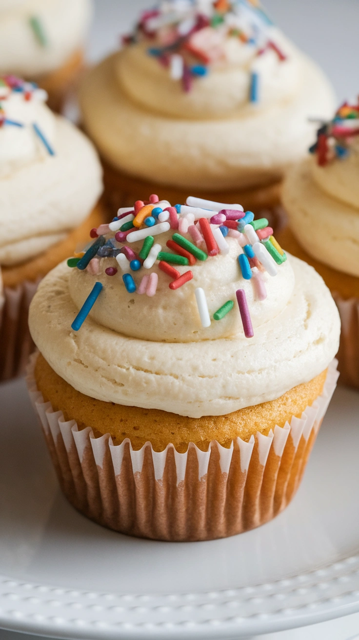 Traditional Homemade Vanilla Cupcakes
