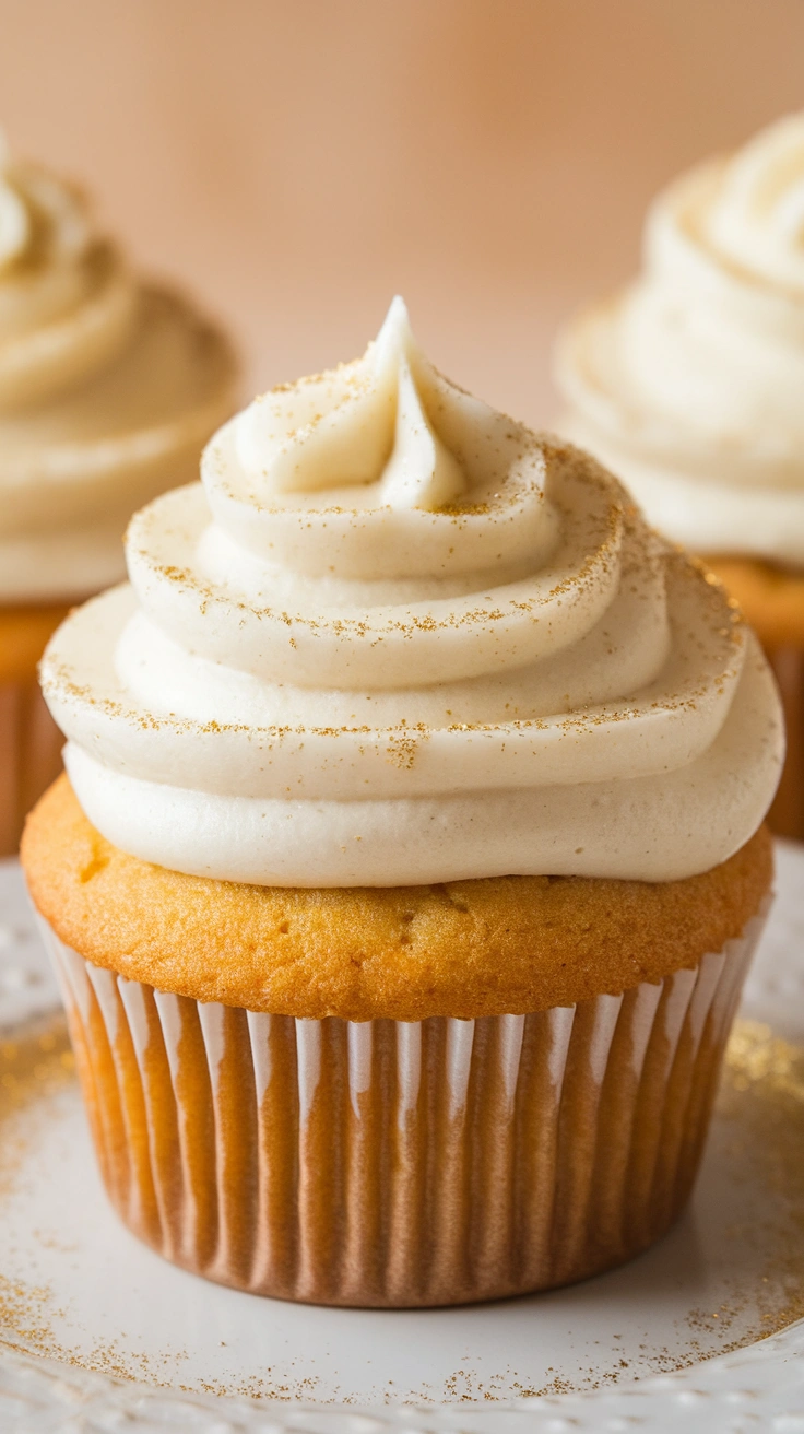 Classic Vanilla Cupcakes with Vanilla Buttercream