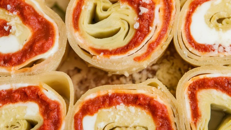 Vegan Lasagna Roll Ups - Featured