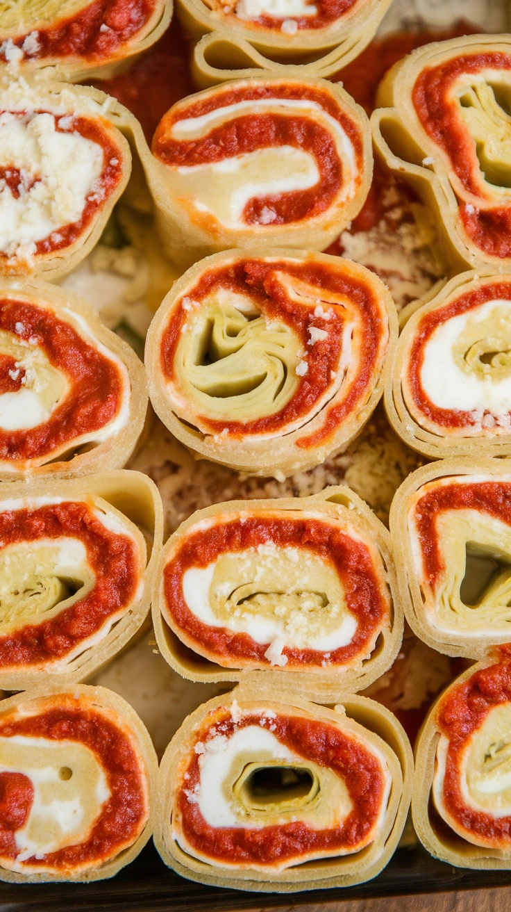 Vegan Vegetable Lasagna Roll-Ups