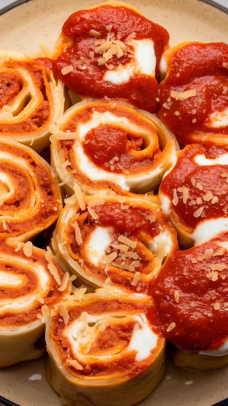 Dairy-Free Vegan Lasagna Roll Ups with Spinach