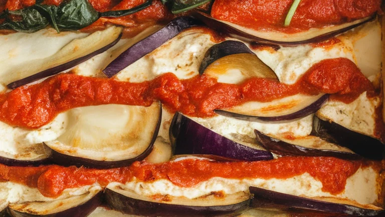 Vegan Vegetable Lasagna with Homemade Cashew Ricotta - Featured