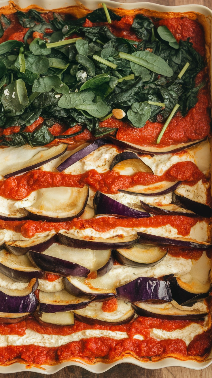 Vegan Lasagna with Homemade Cashew Ricotta