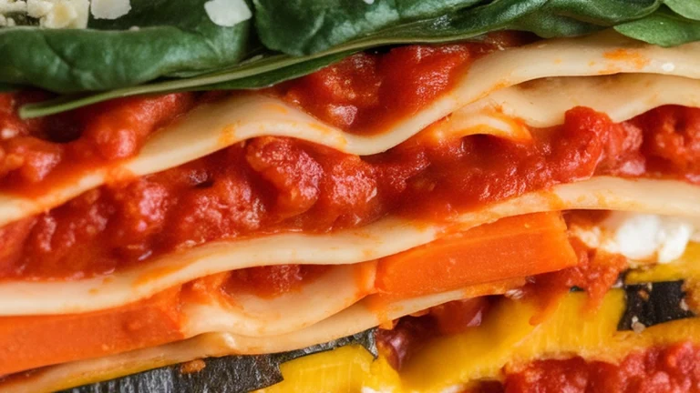 Vegetable Lasagna - Featured