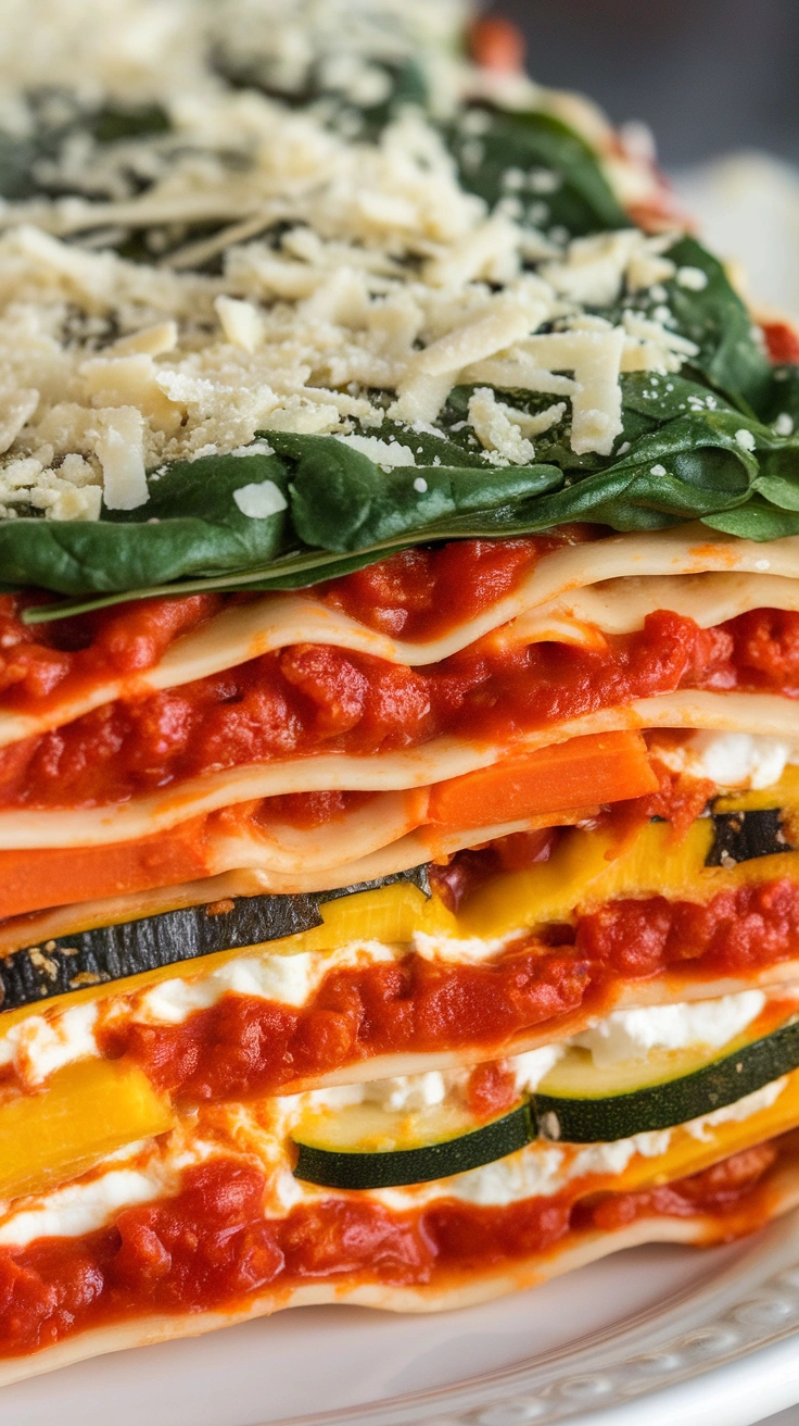 Roasted Garden Vegetable Lasagna