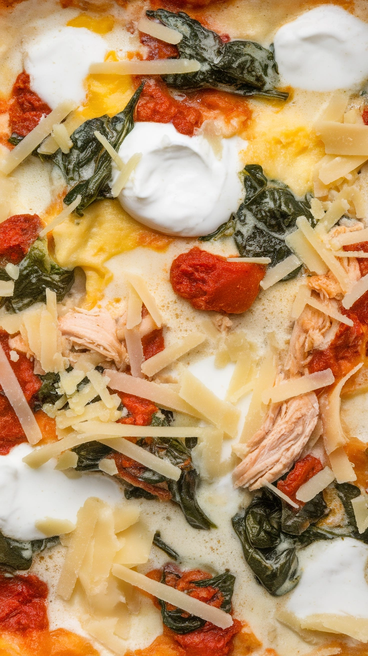 White Sauce Chicken Lasagna