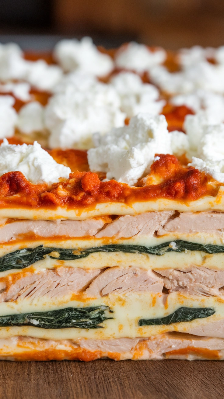 Low Carb White Keto Lasagna