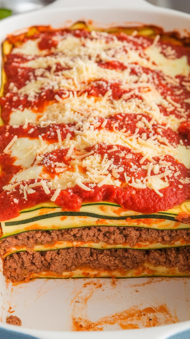 Keto Zucchini Lasagna