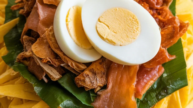 Abacha and Ugba with Palm Oil and Crayfish - Featured