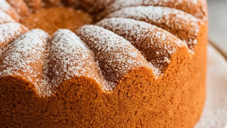 Almond Flour Cake with Vanilla - Featured