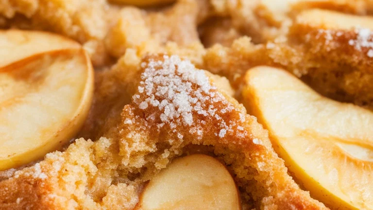 Apple Cake with Almond Essence - Featured