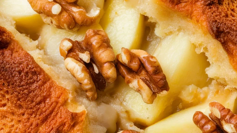 Apple Nut Pudding - Featured