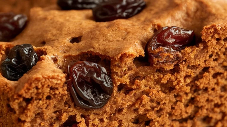 Applesauce Raisin Spice Cake - Featured