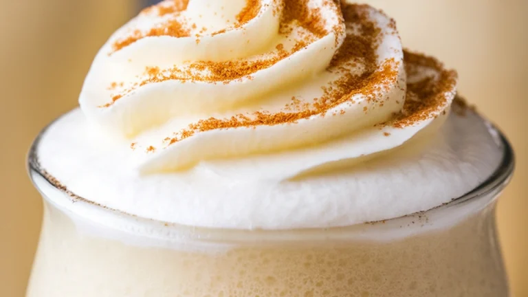 Banana Vanilla Ice Cream Milkshake - Featured