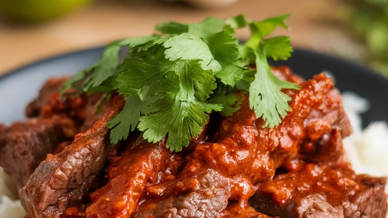 Beef or Lamb with Berbere Awaze Sauce - Featured