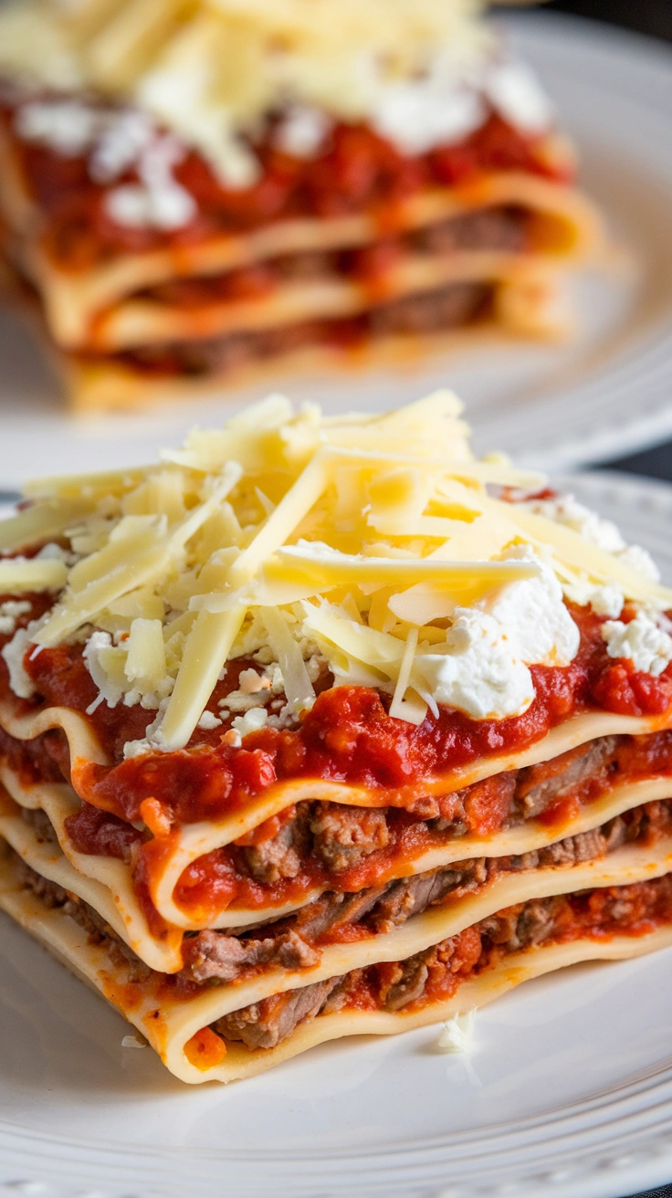 Quick Instant Pot Lasagna