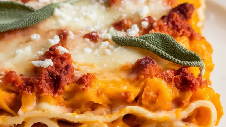 Butternut Squash Lasagna with Sage - Featured